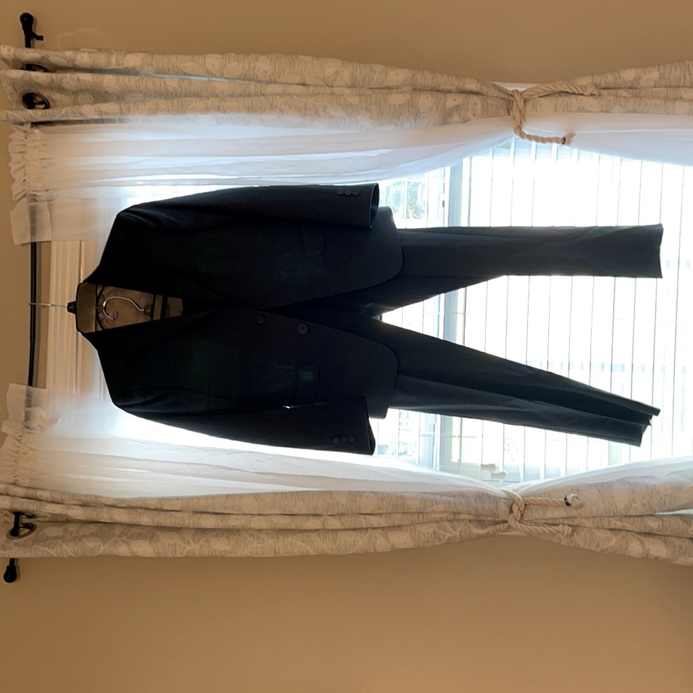 Boys size 12r charcoal grey dress slacks w/blazer.